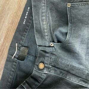 Men’s Saint Laurent Paris Dark Gray/ Black Vintage Wash Skinny Jeans 33x33